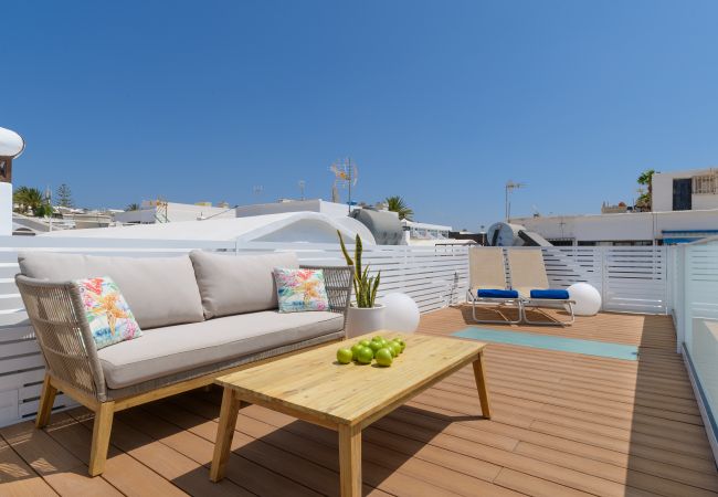 Apartamento en Puerto del Carmen - Casa Capricho, Solarium con Vista Mar Apartamento en Puerto del Carmen - Casa Capricho, Solarium con Vista Mar