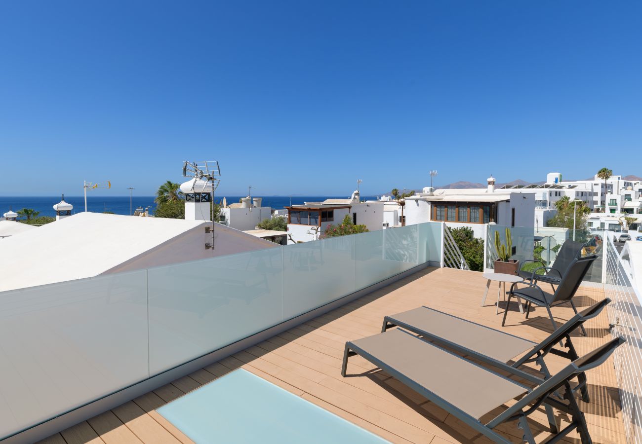 Apartamento en Puerto del Carmen - Casa Gecko, Vista Mar Solarium Terraza - Puerto del Carmen, Lanzarote