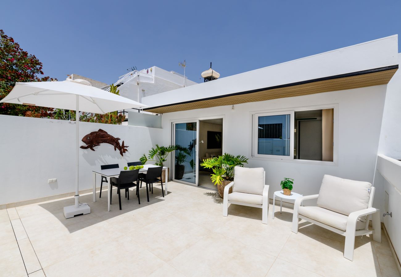 Apartamento en Puerto del Carmen - Casa Xabi, Terraza Privada - Puerto del Carmen